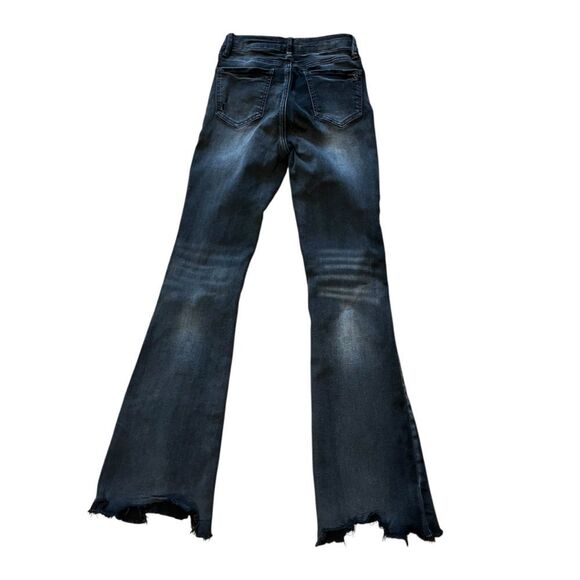 Revolve Special A Black Raw Edge Flare Jeans - Picture 8 of 9